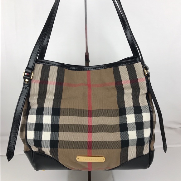 Burberry Handbags - Burberry Bridle House Check Small Canterbury Tote